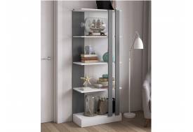 Стеллаж СТМ-2 графит серый/белый