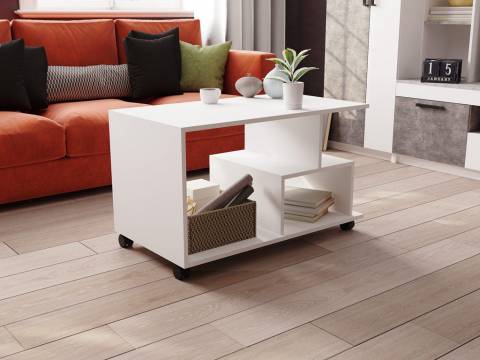 Стол журнальный СЖМ-1 белый