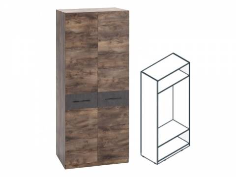 Шкаф двухдверный Глазго