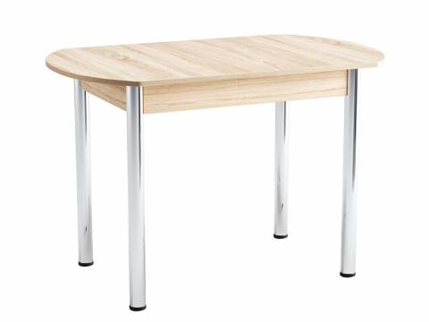 Стол Европейский ЛДСП Хром дуб сонома