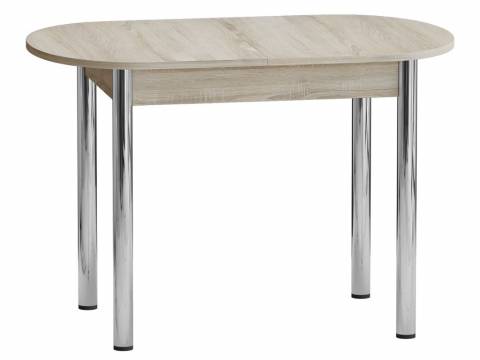 Стол раздвижной Универсальный ЛДСП Хром дуб сонома