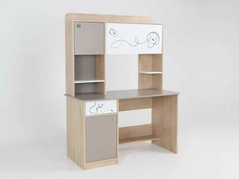 Стол компьютерный Котофей Дуб Ирландский