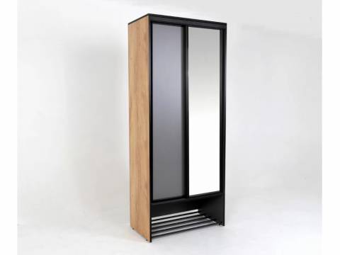 Шкаф-купе с зеркалом Ольга-Лофт 10