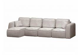 Диван угловой Бафи-2 комбинация 4 Романо Мокка