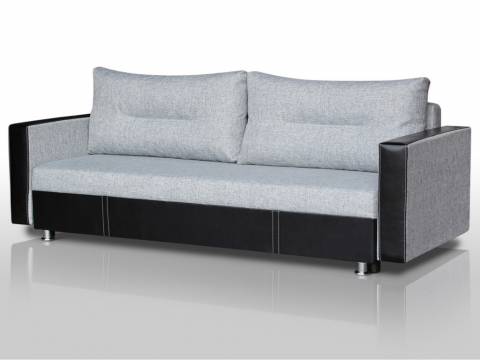 Диван Комфорт с прямыми подлокотниками грей