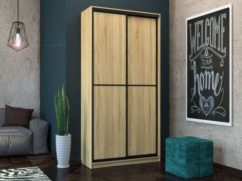 Шкаф-купе Лофт Шк12-60 1200 глубина 600 фасад ЛДСП +