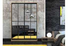 Шкаф-купе Лофт Шк16-60 1600 глубина 600 фасад зеркало +