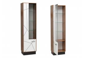 Шкаф-пенал 54.01 Гамма (левый) фасад белый