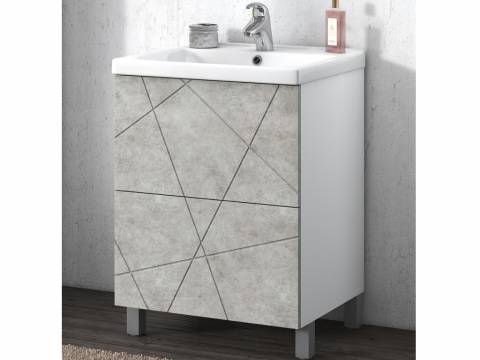 Тумбы Geometry 2-700 Фостер бетон