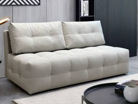 Диван Лайн Клетка vivaldi светло-бежевый велюр