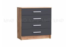 Комод 800 Мартина Графит, Дуб крафт