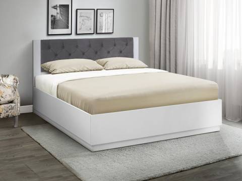 Кровать Венеция 12.3 1200 основание ладе велюр 032