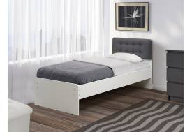 Кровать одинарная №6  800х1600 с мягкой спинкой