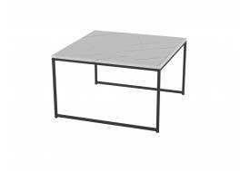 Стол журнальный Овер Белый мрамор