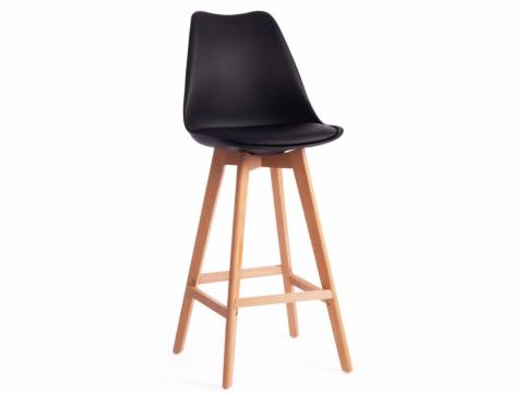 Стул барный Tulip bar mod. C1014H черный