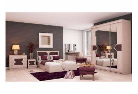 Спальня Николь ясень шимо-лиственница темная