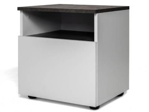 Тумба прикроватная Лотос TB02 Бетон серый