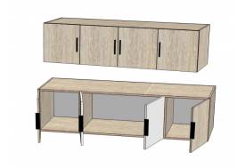 Антресоль для шкафов Экон 1600 ЭА-РП-4-16