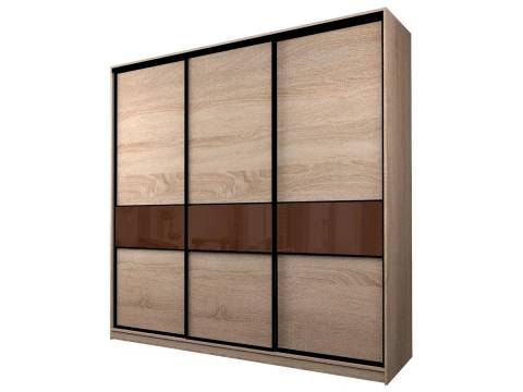 Шкаф-купе Max МШ-25-6-24-999 пленка Oracal шоколад