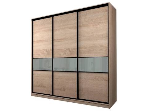 Шкаф-купе Max МШ-25-6-27-999 пленка Oracal светло-серая