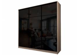 Шкаф-купе Max МШ-25-6-24/2-222 пленка Oracal черная