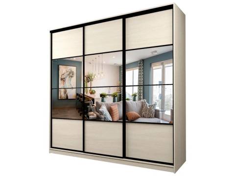 Шкаф-купе Max МШ-27-6-27/2-777