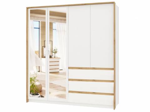 Шкаф 4-х створчатый НКМ Дубай секция №11