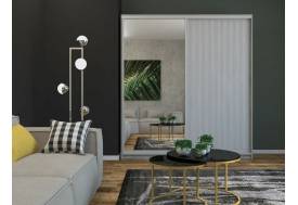 Шкаф-купе Ксения 1600 рельефный МДФ/зеркало