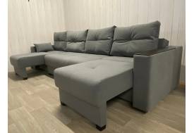 Диван Комфорт-6 ПБ модульный 1К-2-1К МДФ ткань Veluta Lux 7