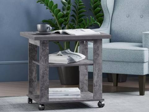 Стол журнальный Консул НМ 011.67 Х Цемент темный