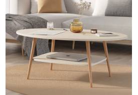 Стол журнальный Эллипс Айвори