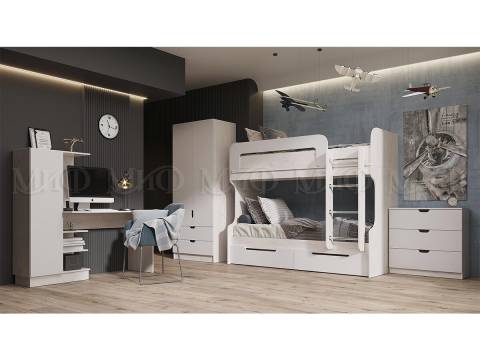 Детская Юниор-4 Шарли Белый