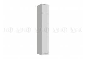 Пенал 1 створка с антресолью 400 Челси Белый