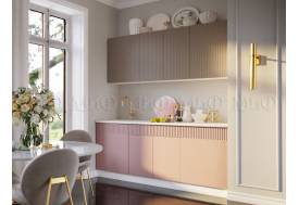 Кухонный гарнитур Оливия 2000 Шарли Мокко/Шарли Pink