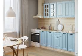 Кухонный гарнитур арт 8 Роял Вуд Голубой Вегас 1800 мм