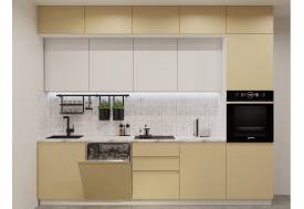 Кухонный гарнитур арт 52 Лайн Стамбул Тальк 3000 мм