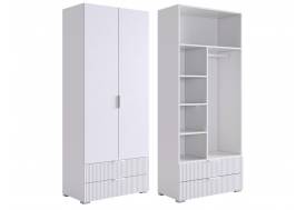 Шкаф двухдверный 120.01 Зефир белый