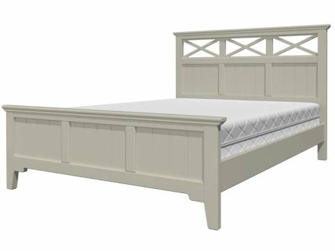 Кровать Грация-5 1400 Фисташковый с карнизом Фисташковый