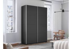 Шкаф-купе Прайм 2-х дверный 1600 два ДСП Серый Диамант