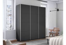 Шкаф-купе Прайм Широкий 3-х дверный три ДСП Серый Диамант