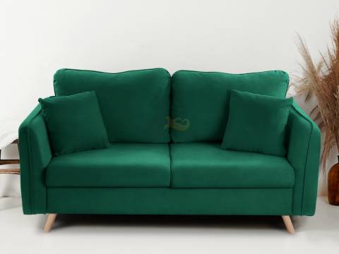 Диван 4444 ткань Вивальди 11 изумрудный