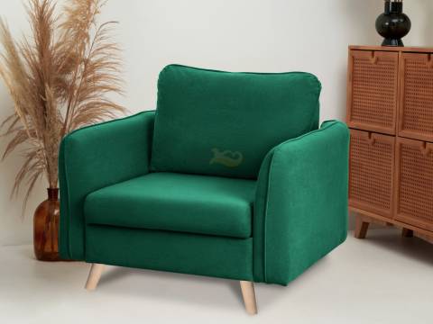 Кресло 4445 ткань Вивальди 11 изумрудный