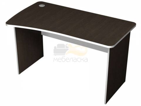 Стол письменный эргономичный левый с кабель каналом ПСЭ2.14Л