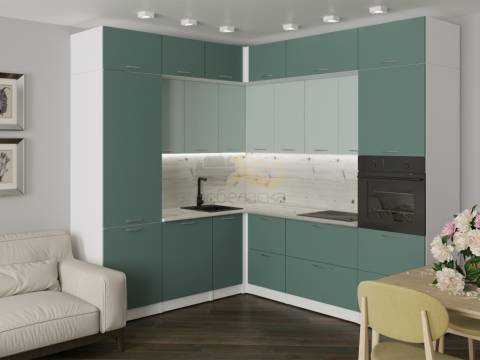 Кухонный гарнитур Асая гранд прайм 2200х2500 мм