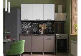 Кухня Хилтон 1500 МДФ Клен Белый/Клен Серый без столешницы