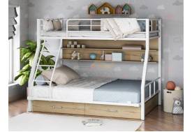 Двухъярусная кровать Гранада-1ПЯЯ 140 Белый