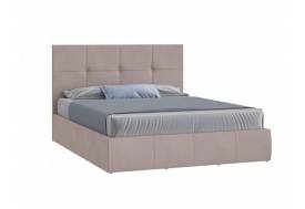 Кровать Твист с ПМ 1600х2000 мм микровелюр бежевый