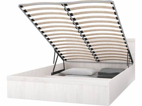 Кровать КД-1.12 1200 Сабрина-2 Ясень анкор светлый