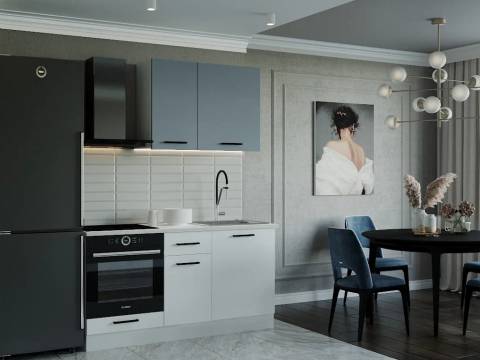 Кухонный гарнитур Ниагара 1600 верх МДФ