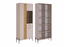 Шкаф двухдверный со стеклом Доминика